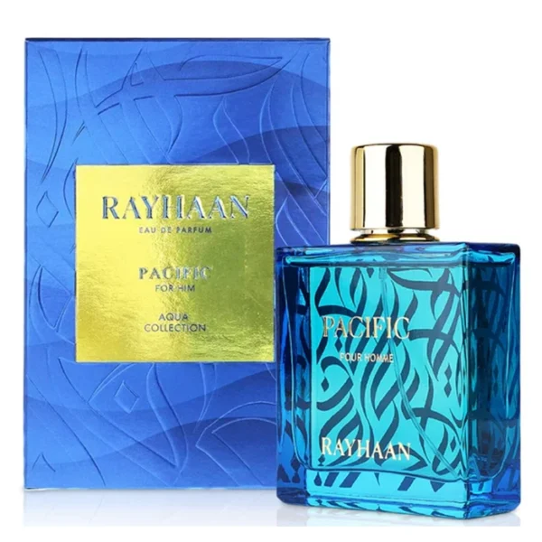 Pacific Pour homme by Rayhaan - Eau De Parfum - Aqua Collection - Fresh Scent -  Long Lasting Fragrance - Ideal Gift - 100mL