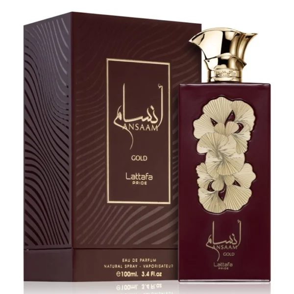 Ansaam Gold by Lattafa - For Women - Eau De Parfum - Oriental Floral fragrance - Vaporisateur Natural Spray -  Long Lasting Fragrance - Ideal Gift - 100mL