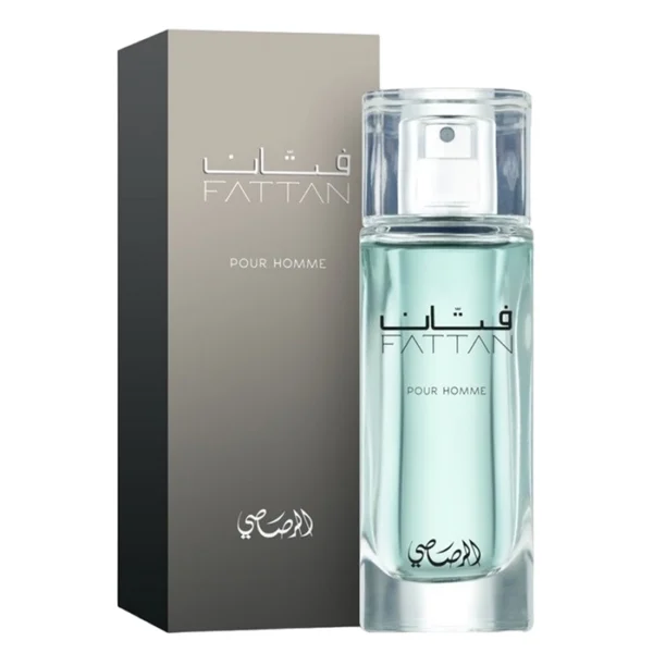 Fattan Pour Homme by Rasasi - For Men - Eau De Parfum - Eastern, Fougere Scent - Long Lasting Fragrance - Ideal Gift - 50mL