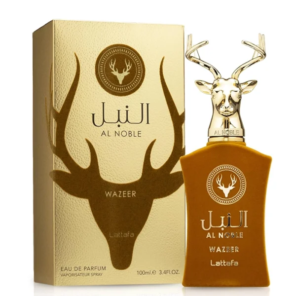 Wazeer Al Noble by Lattafa - For Unisex - Eau De Parfum - Vaporisateur Spray - Long Lasting Fragrance - Ideal Gift - 100mL
