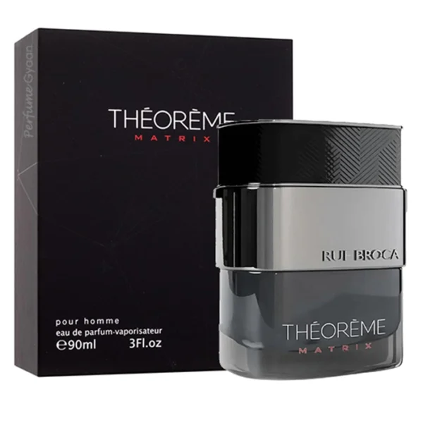Theoreme Matrix by Rue Broca - For Men -  Eau De Parfum Vaporisateur - Woody Spicy Scent - Long Lasting Fragrance - Ideal Gift - 90mL