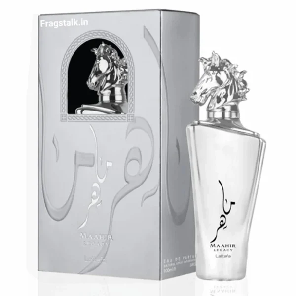 Maahir Legacy  by Lattafa - For Men - Eau De Parfum - Natural Spray Vaporisateur -  Long Lasting Fragrance - Ideal Gift - 100mL