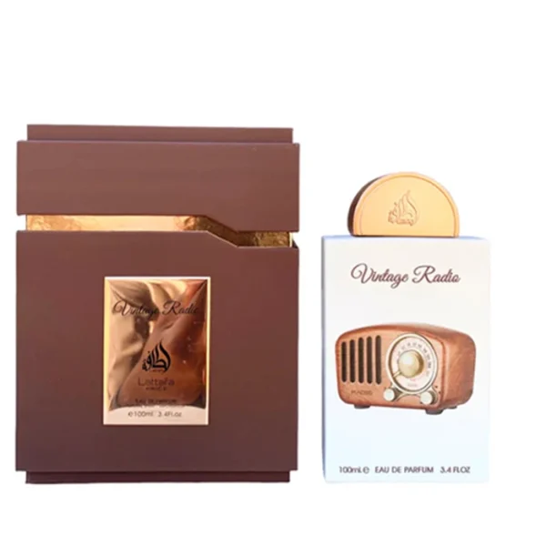 Vintage Radio by Lattafa - For Unisex - Eau De Parfum - Oriental Woody fragrance - Long Lasting Fragrance - Ideal Gift - 100mL