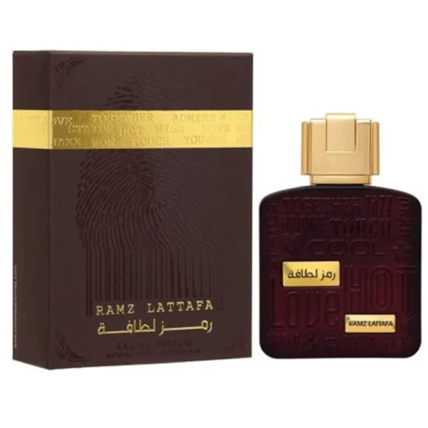 Ramz Lattafa (Gold) by Lattafa - For Unisex - Eau De Parfum - Natural Spray Vaporisateur - Long Lasting Fragrance - Ideal Gift - 100mL