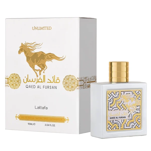 Qaed Al Fursan Unlimited by Lattafa - For Unisex - Eau de Parfum - Natural Spray Vaporisateur - Citrus Scent - Long Lasting Fragrance - Ideal Gift - 90mL