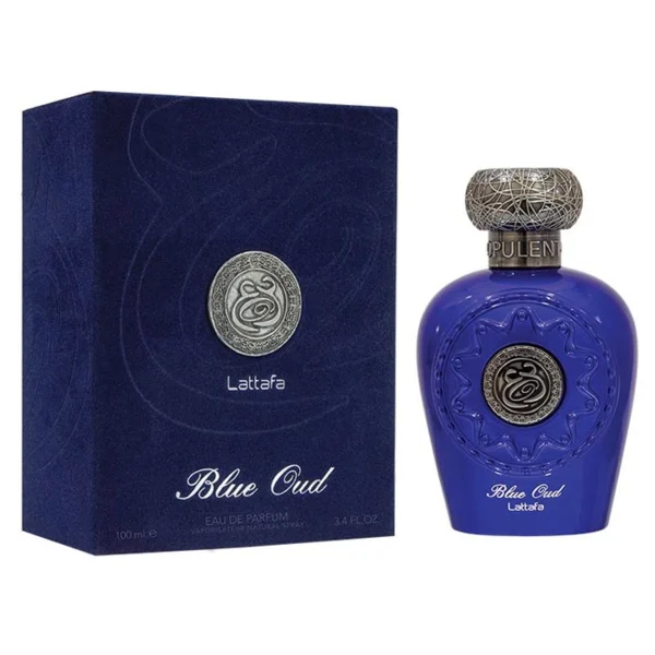 Blue Oud by Lattafa - For Unisex - Eau De Parfum - Vaporisateur Natural Spray - Oriental Woody fragrance - Long Lasting Fragrance - Ideal Gift - 100mL