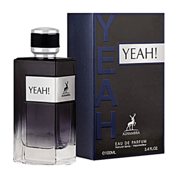 Yeah by Maison Alhambra - For Men - Aromatic Fruity fragrance - Long Lasting Fragrance - Ideal Gift - 100mL