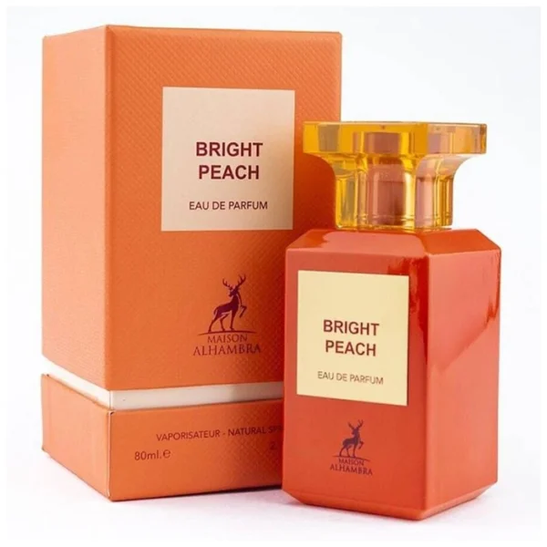 Bright Peach by Maison Alhambra - For Unisex - Long Lasting Fragrance - Ideal Gift - 80mL