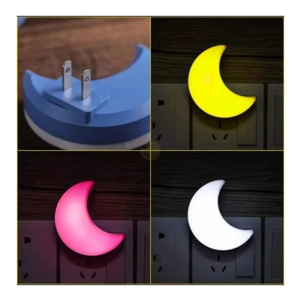 Bed Side Moon Shaped LED Night Light